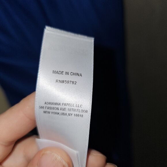 NWT Adrianna Papell Royal Blue Dress Plus Size 20 Special Occasion Wedding Guest - Picture 7 of 14